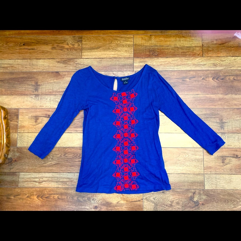 Lucky Brand 3/4 sleeve top